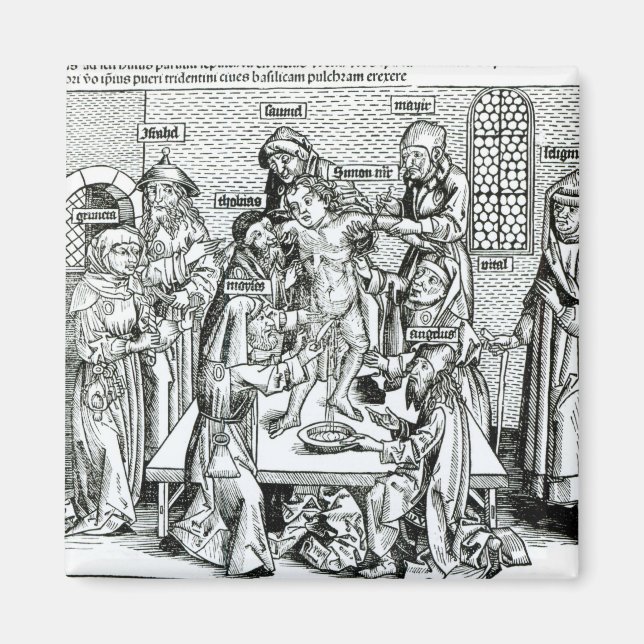 Circumcision, from 'Liber Chronicarum' Magnet (Front)