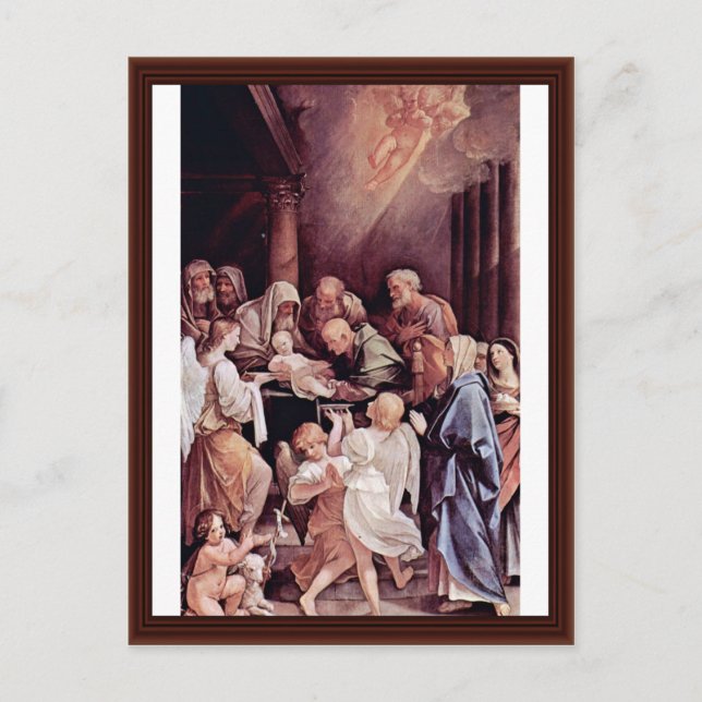 Circumcision Of The Child Jesus By Reni Guido Postcard (Front)
