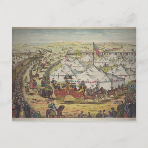 Circus, 1874 postcard