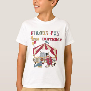 Circus 4th Birthday Tshirts and Gifts