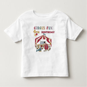 Circus 4th Birthday Tshirts and Gifts