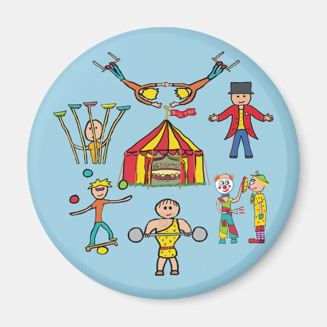 Circus Acts Magnet (Front)