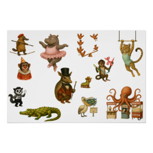 Circus acts poster
