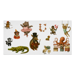Circus acts poster
