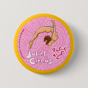 Circus Aerialist - Juliet Circus 6 Cm Round Badge