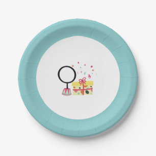 Circus Animals Kids Birthday Party Plate