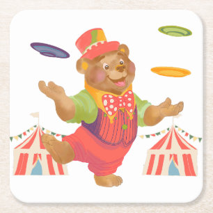 Circus Bear Coaster