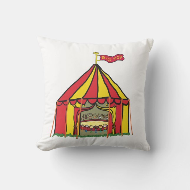 Circus Big Top Tent Cushion (Front)