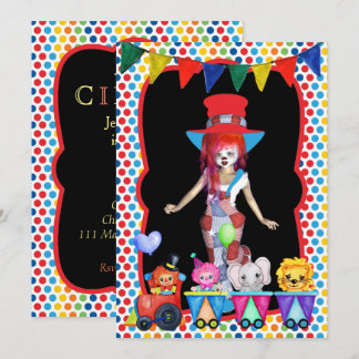 Circus Birthday Party Invitation