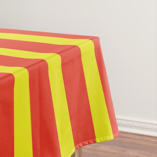 Circus Birthday Party Tablecloth (In Situ)