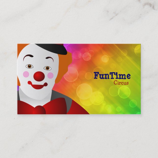 Circus Business Cards (Front)