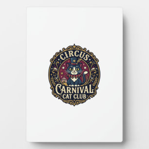 Circus Carnival Cat Cat Dad Gift Idea - Circus Car Plaque