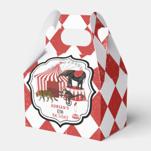 Circus Carnival Festival Theme Big Top Birthday Favour Box