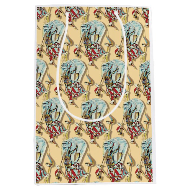Circus Carnival  Medium Gift Bag (Front)