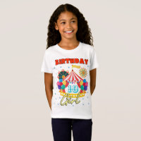 Circus Carnival Party Girl Theme Custom
