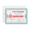 Circus Carnival Party Ticket Admission Invitation