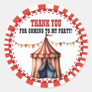 Circus Carnival Topper. Circus label. Party labels