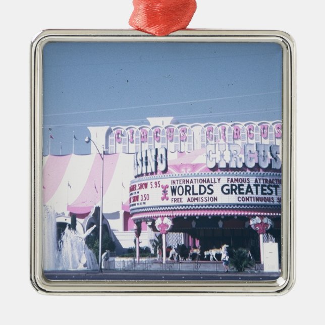 Circus Circus Las Vegas Metal Tree Decoration (Front)