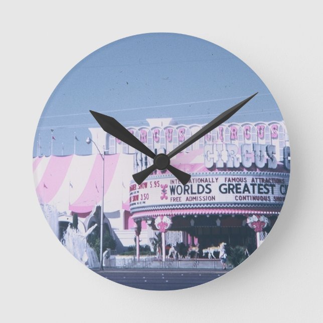 Circus Circus Las Vegas Round Clock (Front)