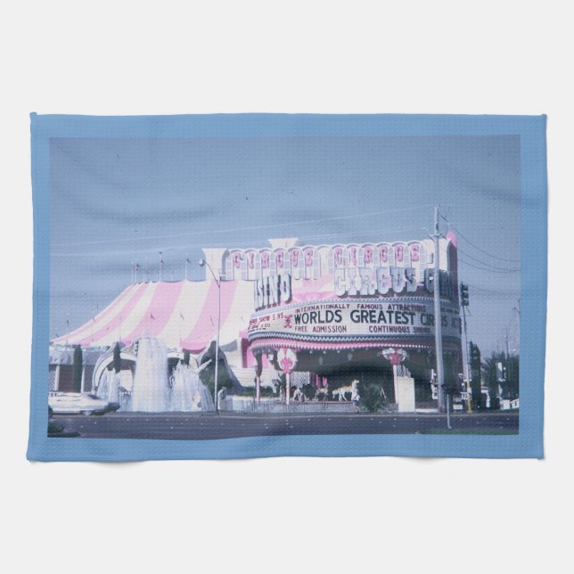 Circus Circus Las Vegas Tea Towel (Horizontal)
