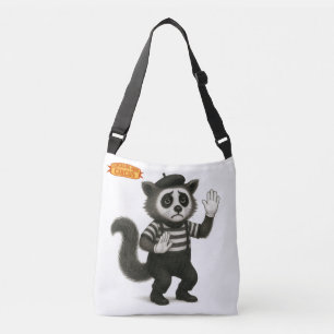 Circus civet mime crossbody bag