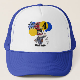 Circus Clown 4th Birthday Tshirts and Gifts Trucker Hat