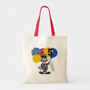Circus Clown 5th Birthday Tshirts and Gifts Tote Bag