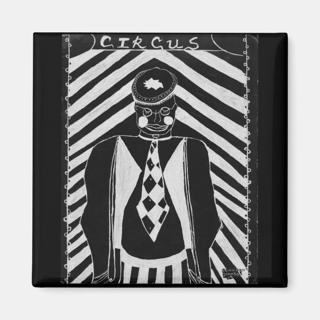 Circus clown magnet (Front)