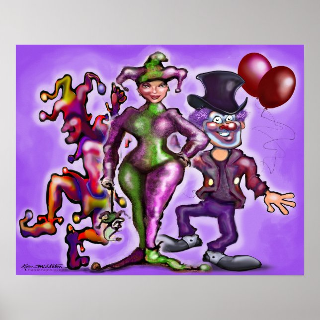 Circus Clowns Poster (Front)