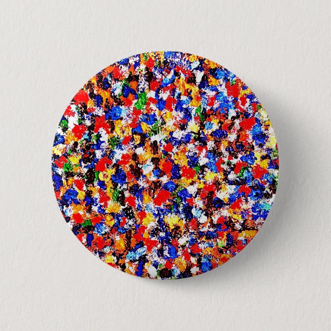 CIRCUS COLORS 6 CM ROUND BADGE (Front)