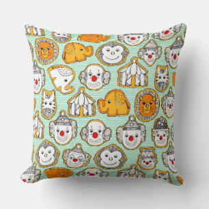circus cookies cushion