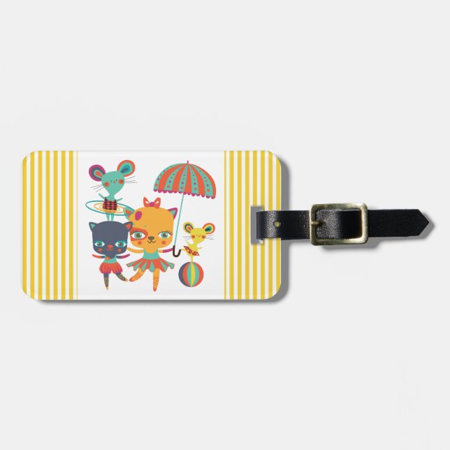 Circus Cuties Luggage Tag (Front Horizontal)