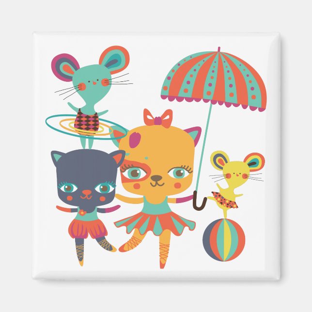 Circus Cuties Magnet (Front)