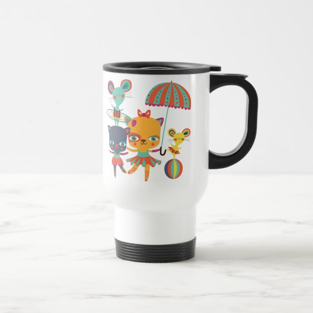 Circus Cuties Travel Mug (Right)