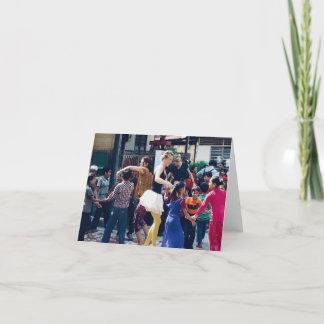 Circus Dancing Thank You Card