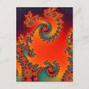 Circus Double Spiral Postcard