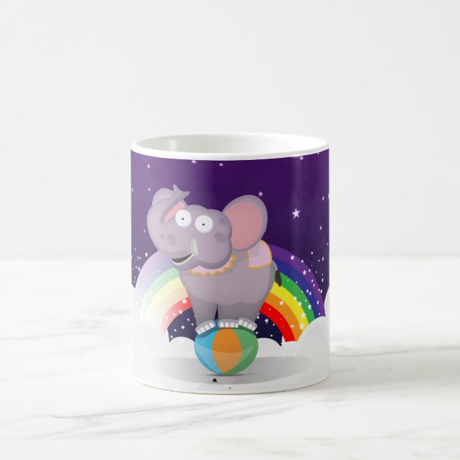 Circus Elephant Coffee Mug (Center)