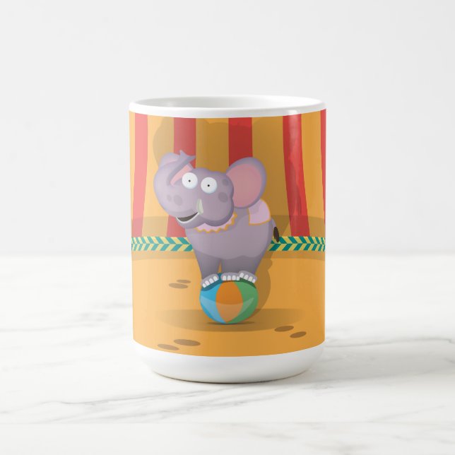 Circus Elephant Coffee Mug (Center)