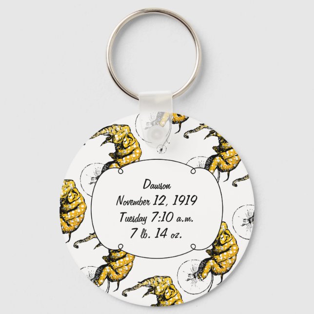 Circus Elephant Gifts Key Ring (Front)