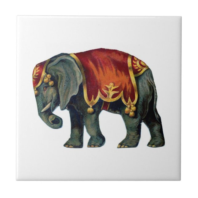 Circus elephant tile (Front)