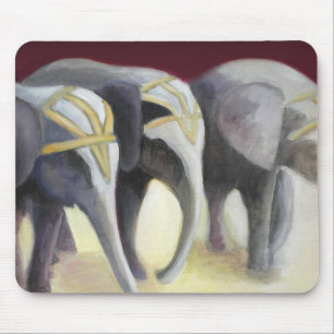 Circus Elephants Mousepad