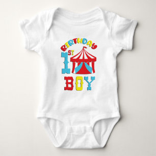 Circus First Birthday Bodysuit