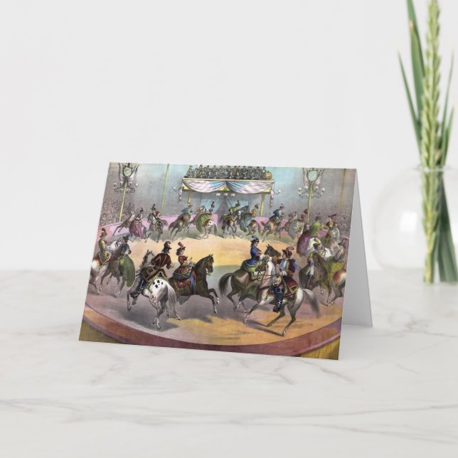 Circus Grand Finale, Circa 1872. Card (Front)