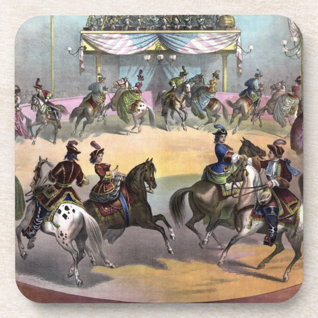 Circus Grand Finale, Circa 1872. Coaster (Front)