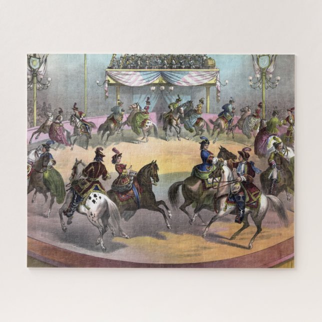 Circus Grand Finale, Circa 1872. Jigsaw Puzzle (Horizontal)