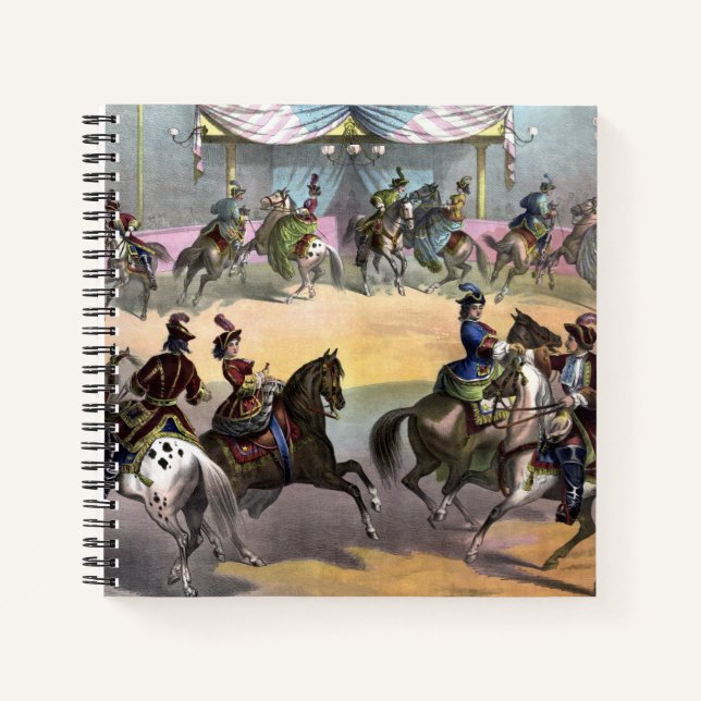 Circus Grand Finale, Circa 1872. Notebook (Front)