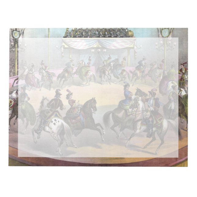 Circus Grand Finale, Circa 1872. Notepad (Front)