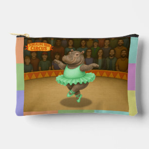 Circus hippo accessory pouch