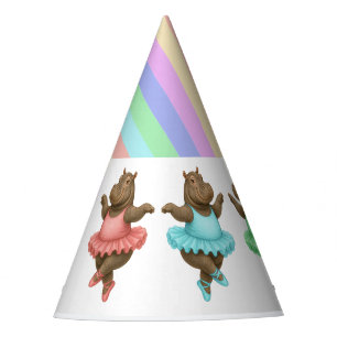 Circus hippo party hat