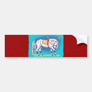 Circus Horse Bumper Sticker